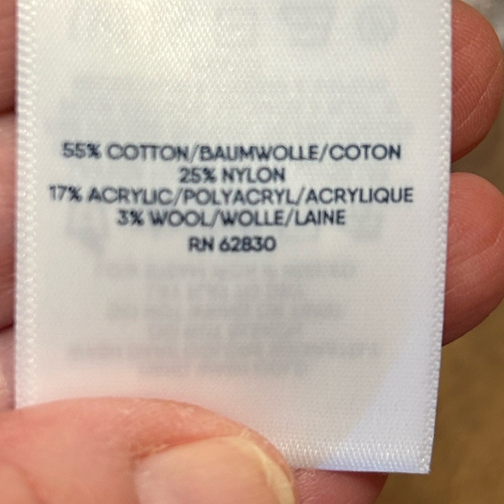 Lands’ End Cable Knit Patchwork Sweater Women Mp … - image 5